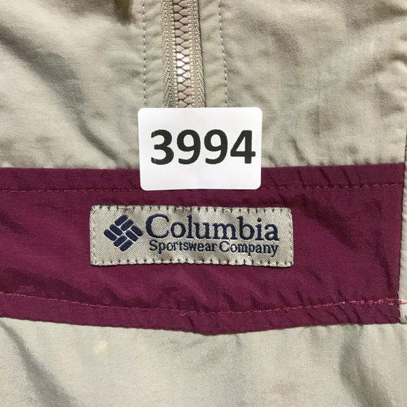 Vintage Columbia Windbreaker Jacket Lightweight Womens Large Retro Outdoor - Picture 13 of 13